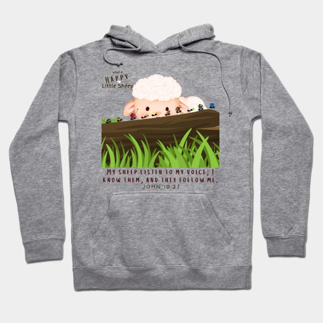 Happy Little Sheep | Book On Amazon Hoodie by Bread of Life Bakery & Blog